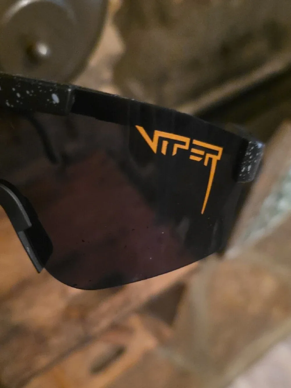Pit Viper Black Dark Smoke Visor Sunglasses